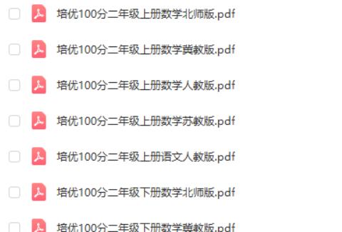 王朝霞培优100分(1-6年级)高清PDF