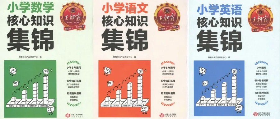 王朝霞-核心知识集锦(小学语数英三科1-6年通用)