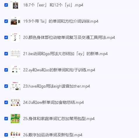 Frank 30天自然拼读全套视频课下载第4张
