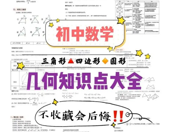 全网最全初中几何专题复习资料汇总