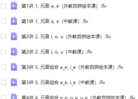 2020学而思韩淑娇-自然拼读1级直播班 6讲第2张