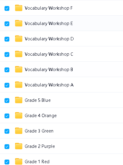 《Vocabulary Workshop》初级5级(小学)+进阶8级(初中) 学生/教师书+答案+音频第2张