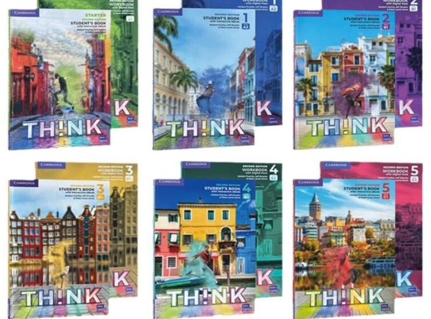 剑桥王牌教材Cambridge THINK第二版，涵盖L0~L5共6个级别，适配KET、PET等考试需求 教材+练习+音视频+教学资源等