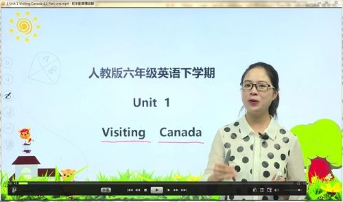 人教新起点小学一至六年级英语授课视频
