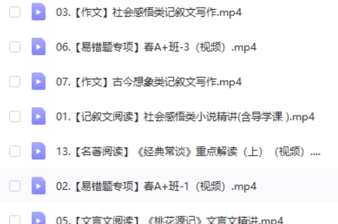 2024柳宁初二语文A+寒假班(春上)网课视频