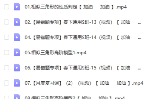 2024刘岩春下初二数学人教 S班 网课视频