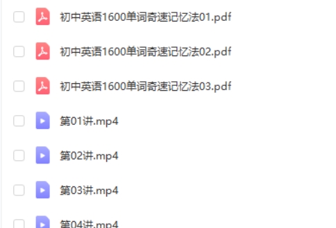 初中英语1600单词奇速记忆法