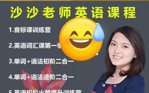 沙沙老师英语词汇课-第一季
