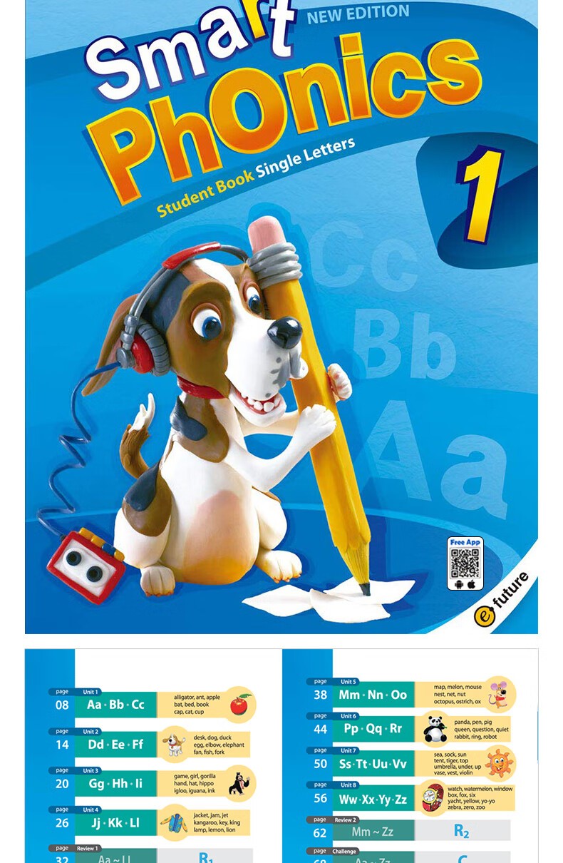 Smart Phonics Book自然拼读练习+音频)全套下载