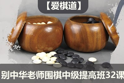 【爱棋道】别中华老师围棋中级提高班32课时+4复习课