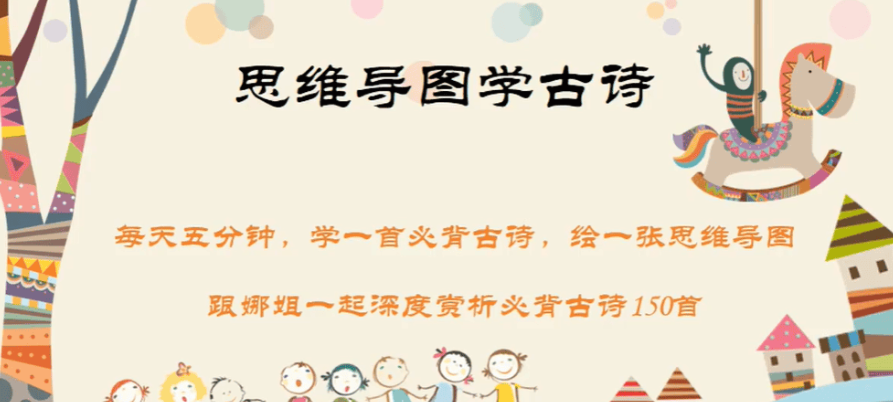 用思维导图学古诗 全集 145讲第1张
