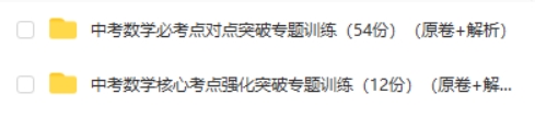 2024中考数学核心考点专题突破(原卷+解析)电子版