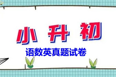 2023小升初招生语数英真题试卷94套集锦
