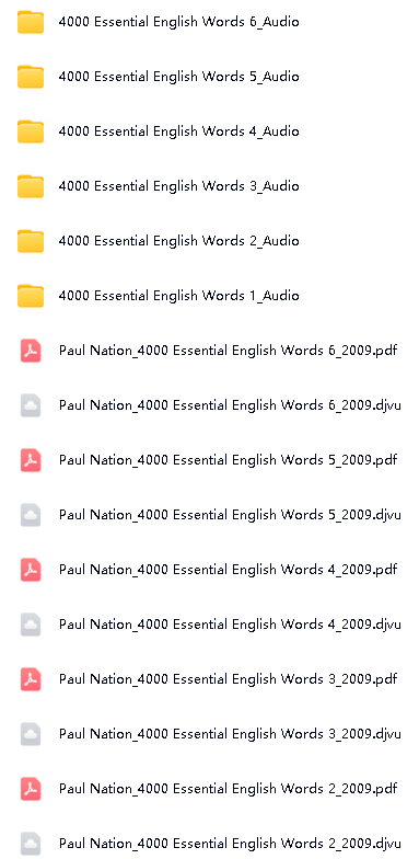 4000 Essential English Words 1-6 高清视频课程+ 高清PDF+音频+答案第2张
