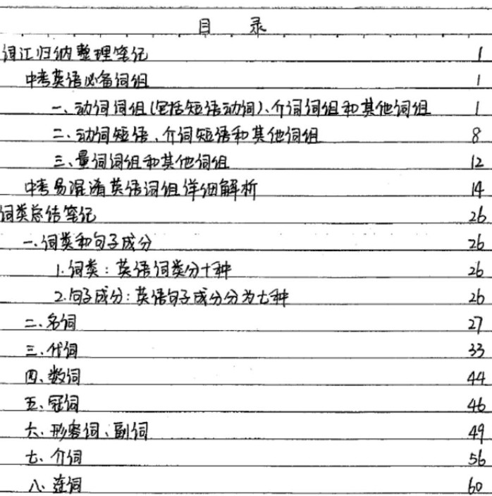 初中6科状元笔记手写版PDF可打印第5张
