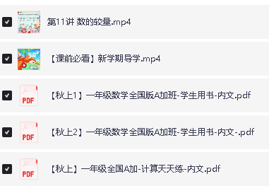 2025小学《希x望x学》语数一年级全套网课视频,送幼升小第11张