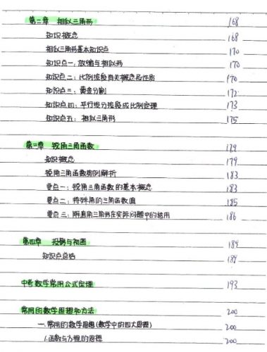 2022中考状元笔记(数学)第3张