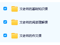 文老师《小学语文课程合集 (基础知识+阅读理解+作文) 》网课视频第2张