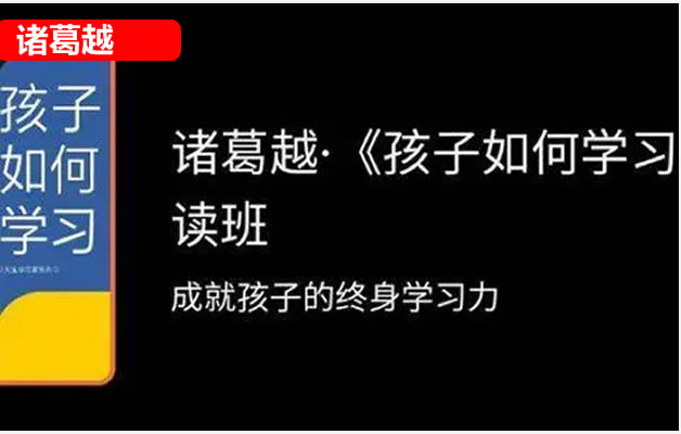 诸葛越《孩子如何学习》精读班