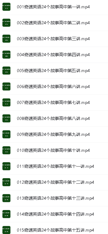 奇速英语小中高学英语单词全集视频第5张