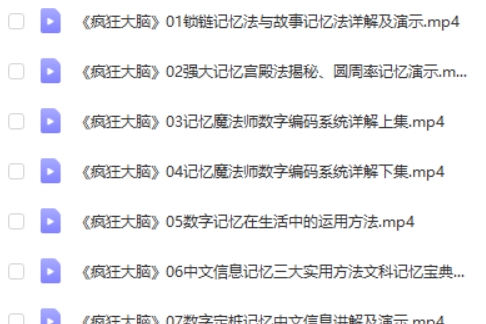 记忆魔法师袁文魁:记忆大师修炼六大心法 网课视频