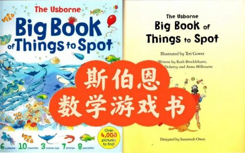 斯伯恩数学游戏书《The Usborne Big Book of Things to Spot》共1册PDF