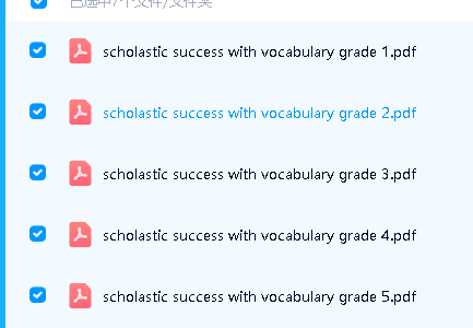 学乐必赢词汇练习册《Scholastic Success with Vocabulary》1-5全套PDF下载第3张