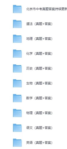 历年北京市中考【各科目】真题试卷与答案解析完整版(2013-2025年)第2张