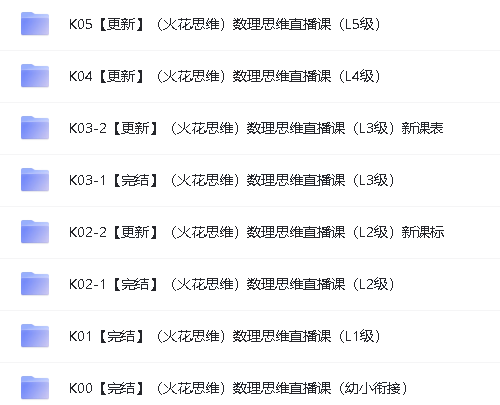 火花思维L0-5级全套视频网课第3张