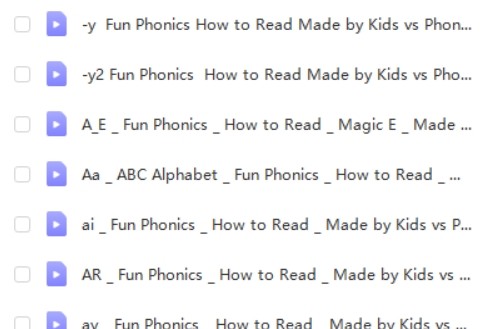 《Fun Phonics》60集自然拼读启蒙动画全套下载第2张