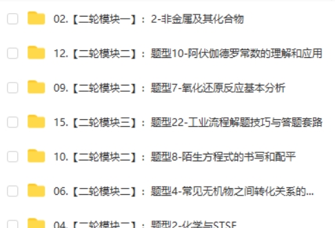 2025张梅酶好化学高三高考化学二轮网课视频