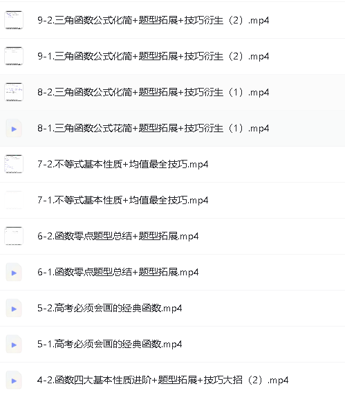 2024赵礼显高中高考数学课程合集+讲义第5张
