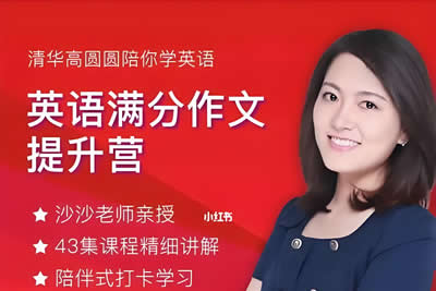 沙沙老师-英语满分作文提升营视频课