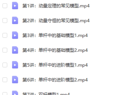 2023赵星义高中高二物理(寒假班)网课视频
