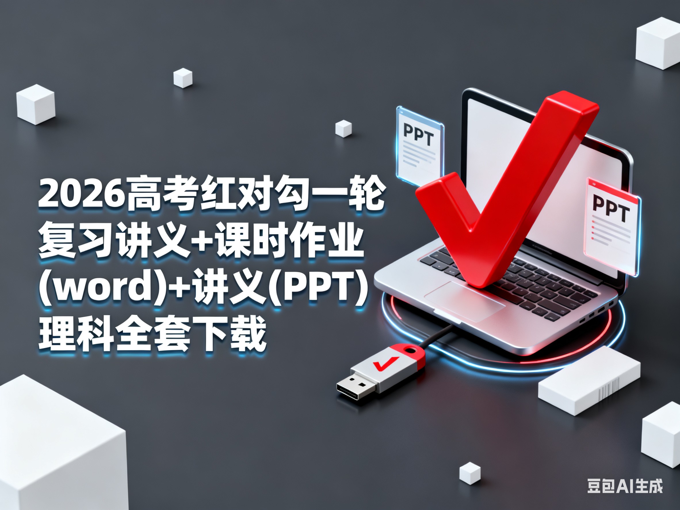 2026高考红对勾一轮复习讲义+课时作业(word)+讲义(PPT) 理科全套下载