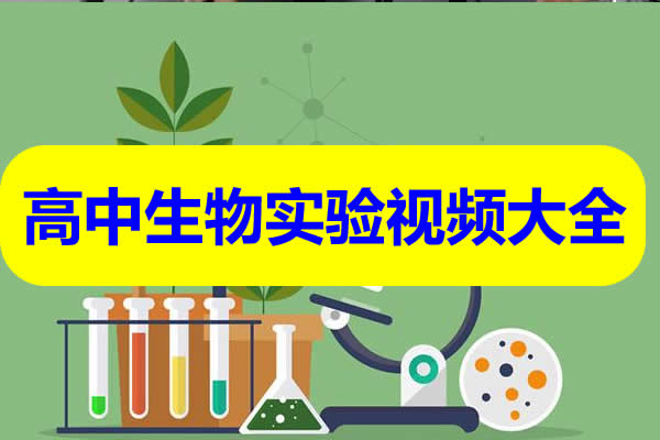 2025高中生物实验视频大全