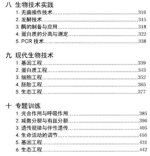 2022高考学霸笔记(生物)第4张