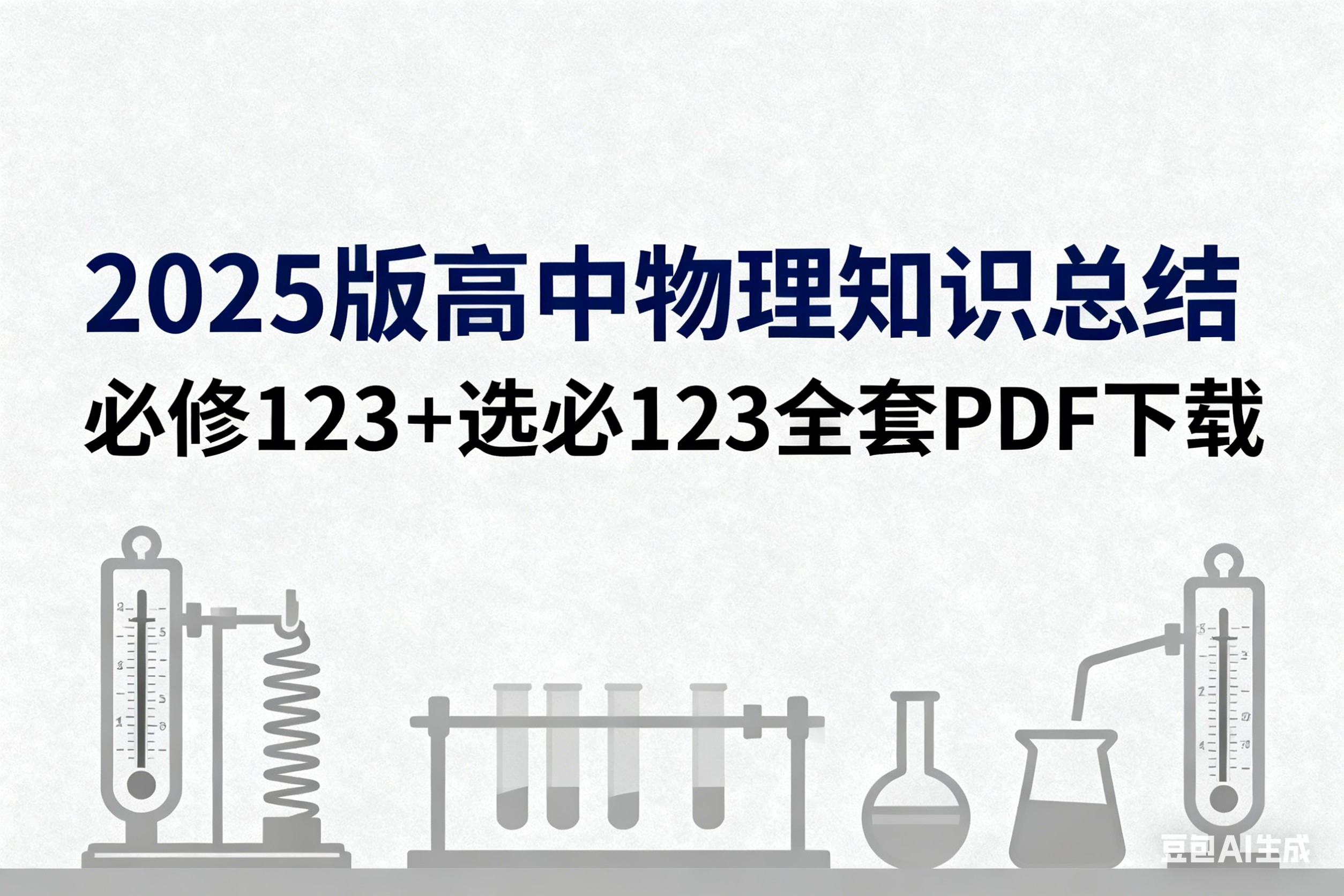 2025版高中【物理知识总结】必修123+选必123全套PDF下载