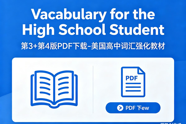 《Vocabulary for the High School Student》第3+第4版PDF下载-美国高中词汇强化教材