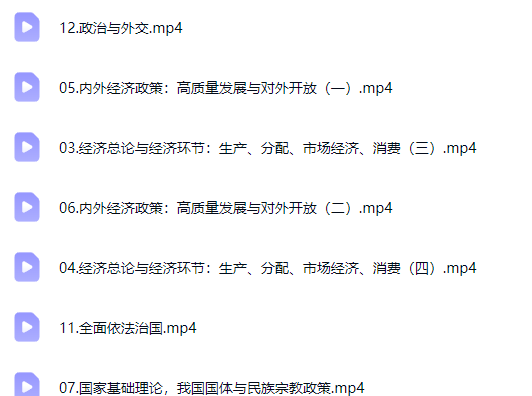 2027朱法垚高三高考政治 一轮暑假班网课视频