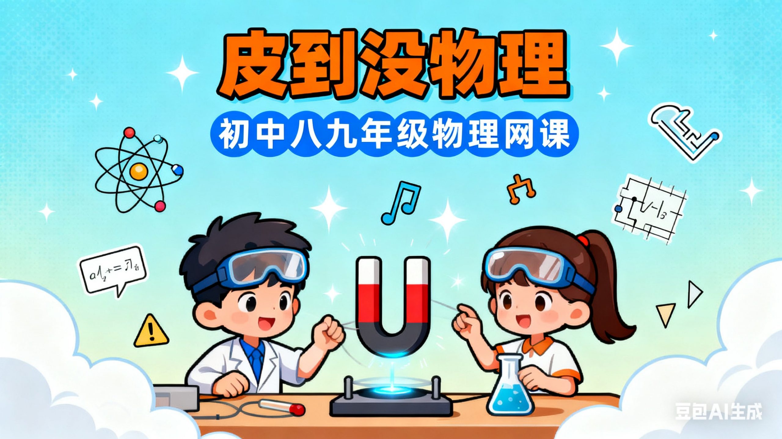 皮到没物理初中八九年级物理网课视频