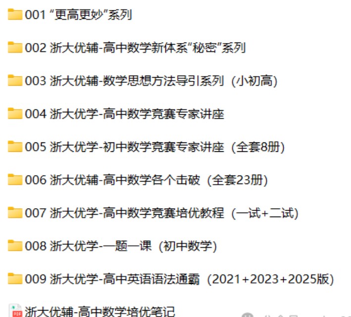 高中浙大优辅 浙大优学系列全套教辅PDF资料第2张