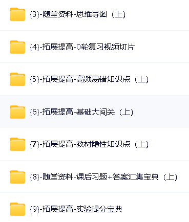 马阳洋高考生物一轮复习系统1期网课视频+配套资料第3张