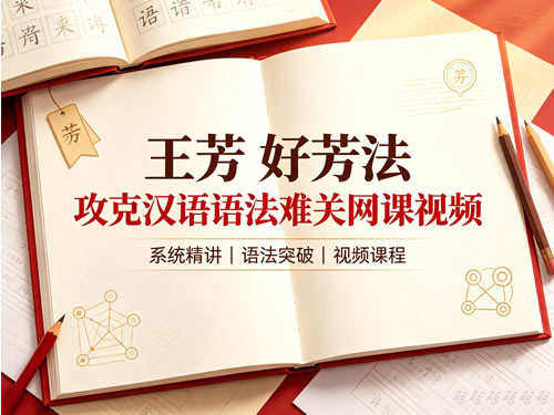 王芳 好芳法 攻克汉语语法难关网课视频