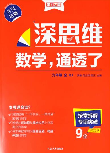 2027《学习之星&bull;深思维数学通透辽》（9年级全一册）（数学）（人教版）
