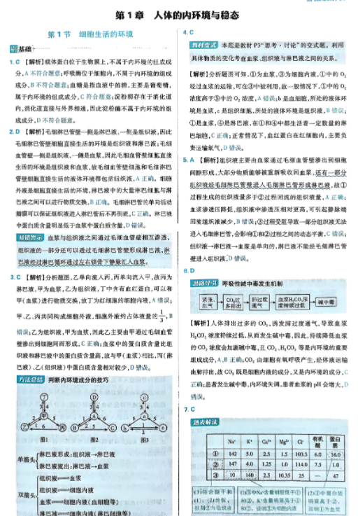 2026版高中必刷题生物选修1答案解析